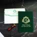 Gold Mirror Acrylic Invitation Card With Holder Elegant Invitation Foiling Printing